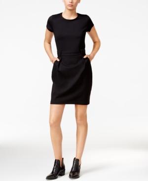 Maison Jules Belted Short-sleeve Dress, Only At Macy's
