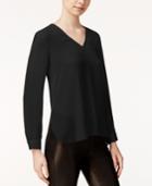 Bar Iii Sheer High-low Top, Only At Macy's