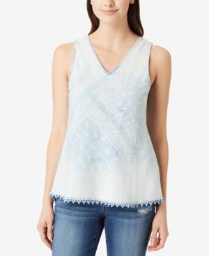 Vintage America Enya Printed Top