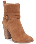 Lucky Brand Women's Latonya Block-heel Booties Women's Shoes