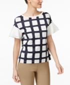 Weekend Max Mara Pugnale Cotton Flutter-sleeve Top