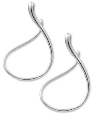 Nambe Infinity Hoop Earrings In Sterling Silver, Only At Macy's