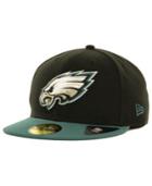 New Era Philadelphia Eagles Nfl Black Team 59fifty Cap