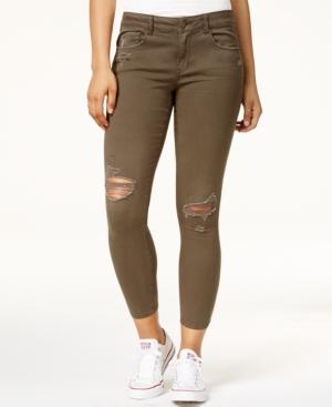 American Rag Juniors' Ripped Twill Pants, Created For Macy's