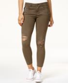 American Rag Juniors' Ripped Twill Pants, Created For Macy's