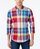 Tommy Hilfiger Men's Dean Large-plaid Long-sleeve Shirt