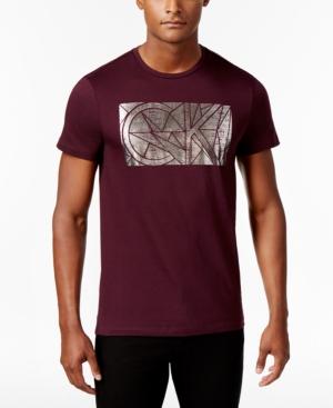 Calvin Klein Men's Foil Graphic-print T-shirt