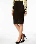 Thalia Sodi Perforated Pencil Skirt, Created For Macy's