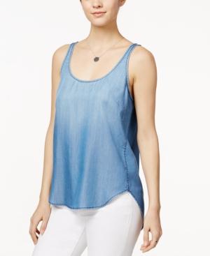Velvet Heart Kaelyn Chambray Tank Top