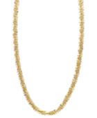 14k Gold Necklace, 24 Faceted Chain