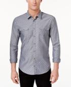 Hugo Boss Orange Men's Symmetric Dot-pattern Shirt