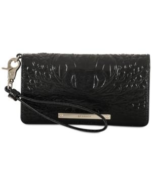 Brahmin Melbourne Debra Embossed Leather Wristlet