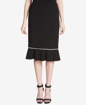 Calvin Klein Flounce-hem Midi Skirt