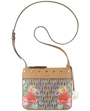 Nine West Helda Signature Printed Small Crossbody