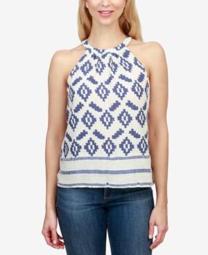 Lucky Brand Printed Halter Top