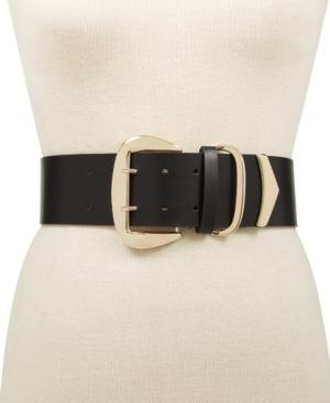 Inc International Concepts Oversized-buckle Stretch Belt, Created For Macy's