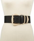 Inc International Concepts Oversized-buckle Stretch Belt, Created For Macy's