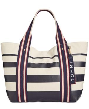 Tommy Hilfiger Classic Tommy Painted Stripe Extra-large Tote