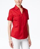 Karen Scott Short-sleeve Shirt, Only At Macy's