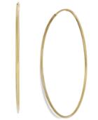 Endless Hoop Earrings In 10k Gold, 45mm
