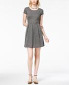 Maison Jules Textured Pleated Dress, Created For Macy's