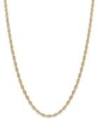 Rope Chain Necklace In 14k Gold (1-4/5mm)