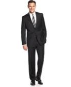 Greg Norman For Tasso Elba Solid Black Jacket