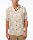 Tasso Elba Men's 100% Silk Tropical-print Short-sleeve Shirt, Only At Macy's