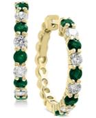 Effy Emerald (1-1/3 Ct. T.w.) & Diamond (3/4 Ct. T.w.) In 14k Gold