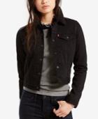 Levi's Cropped Thermore Denim Jacket