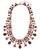 Givenchy Clear & Colored Stone Statement Necklace