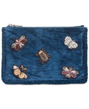 Steve Madden Beetle Velvet Small Pouch