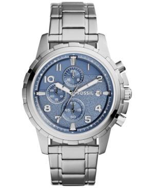 Fossil Men's Chronograph Dean Stainless Steel Bracelet Watch 50mm Fs5023