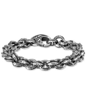 Scott Kay Men's Logo Link Bracelet In Sterling Silver