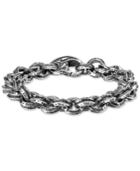 Scott Kay Men's Logo Link Bracelet In Sterling Silver