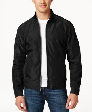 Cole Haan Full-zip Mock-collar Lightweight Jacket