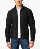 Cole Haan Full-zip Mock-collar Lightweight Jacket