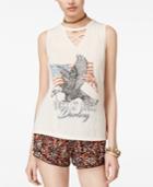American Rag Juniors' Rock N' Roll Darling Graphic Tank Top, Only At Macy's