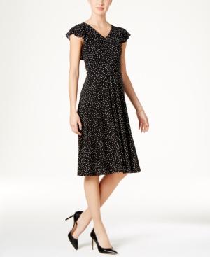 Tommy Hilfiger Ruffled Midi A-line Dress