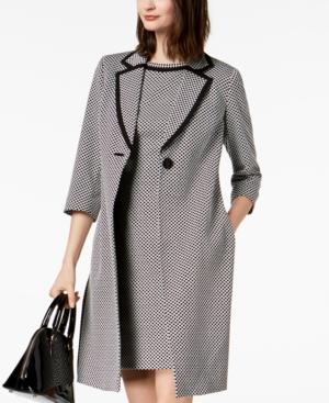 Kasper Dot-print One-button Jacket