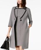 Kasper Dot-print One-button Jacket