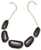 Charter Club Gold-tone Colored Stone Necklace, Created For Macy's