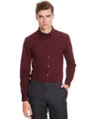 Kenneth Cole Reaction Dobby End-on-end Long-sleeve Shirt