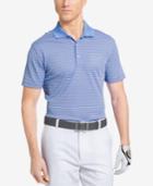 Izod Men's Striped Golf Polo Shirt