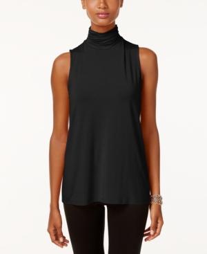 Alfani Sleeveless Turtleneck Top