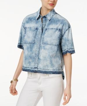True Religion Denim High-low Shirt