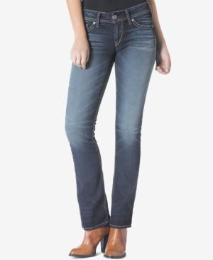 Silver Jeans Suki Slim Bootcut Dark Blue Wash Jeans