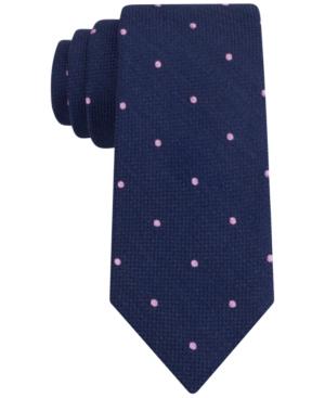 Tommy Hilfiger Men's Textured Dot Slim Tie
