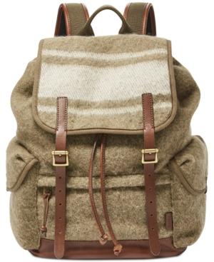 Fossil Men's Defender Wool Rucksack