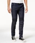 American Stitch Men's Straight-fit Moto Jeans